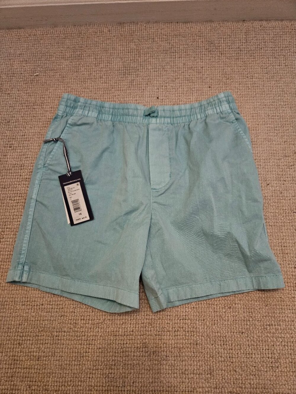 Vineyard Vines Boys Pull On Chino Shorts Sea Splash Blue NEW Size 16 XL 2025